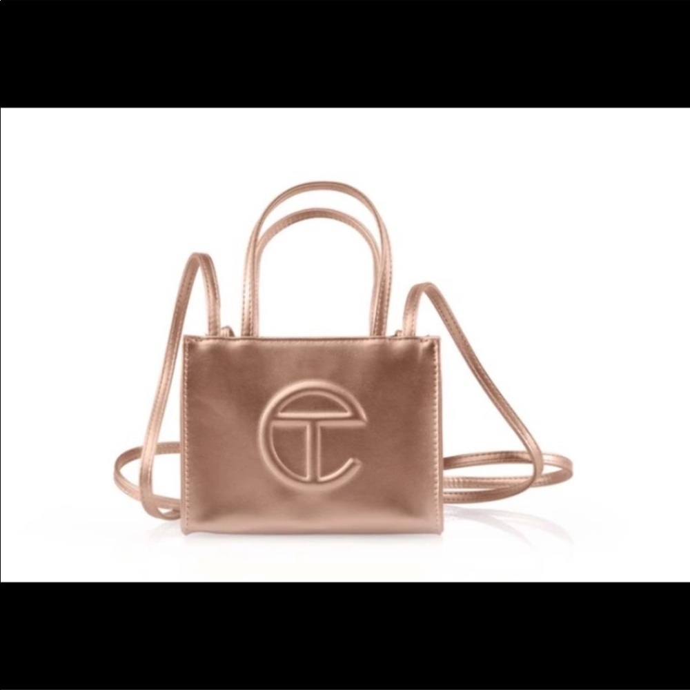 Brand new authentic Telfar copper small